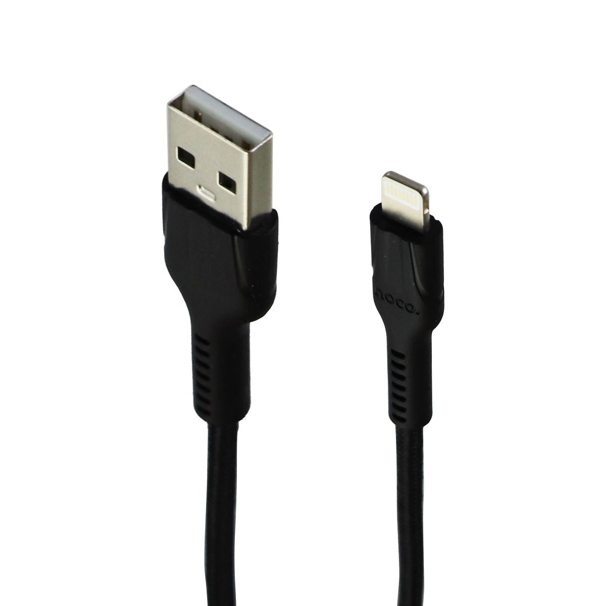 HoCo (4-Foot) Braided Lightning 8-Pin to USB Charge and Sync Cable - Black Cell Phone - Cables & Adapters HoCo - Simple Cell Bulk Wholesale Pricing - USA Seller