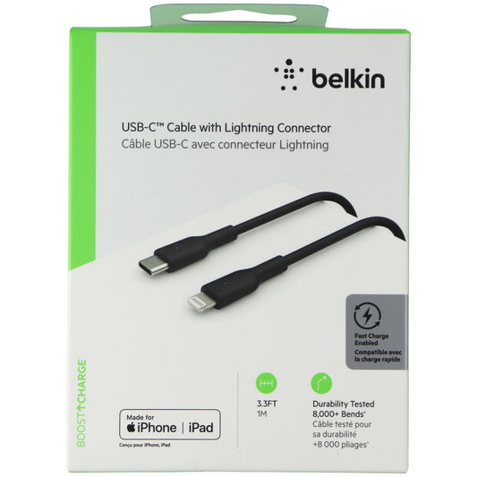 Belkin USB-C to 8-Pin Cable (3FT) - Black