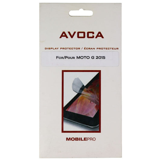 Avoca MobilePro Display Protector for Motorola Moto G (2015) Smartphone - Clear Cell Phone - Screen Protectors Avoca    - Simple Cell Bulk Wholesale Pricing - USA Seller