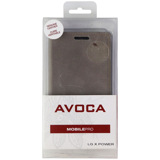 Avoca MobilePro Protective Folio Case for LG X Power (2016 Model) - Brown Cell Phone - Cases, Covers & Skins Avoca    - Simple Cell Bulk Wholesale Pricing - USA Seller