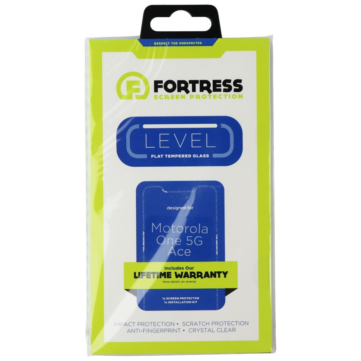 Fortress LEVEL Tempered Glass Screen Protector for Moto One 5G Ace Cell Phone - Screen Protectors Fortress - Simple Cell Bulk Wholesale Pricing - USA Seller