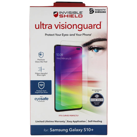 ZAGG InvisibleShield Ultra VisionGuard for Samsung Galaxy (S10+) - Clear Cell Phone - Screen Protectors Zagg - Simple Cell Bulk Wholesale Pricing - USA Seller