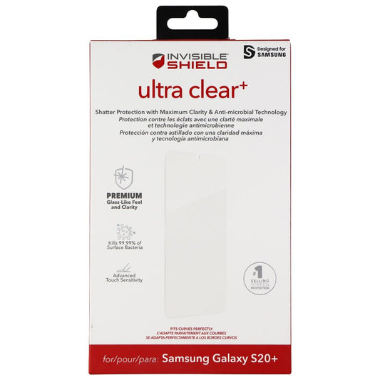 ZAGG Invisible Shield (Ultra Clear+) Screen Protector for Galaxy (S20+) - Clear Cell Phone - Screen Protectors Zagg    - Simple Cell Bulk Wholesale Pricing - USA Seller