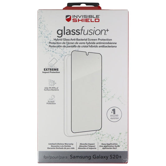 ZAGG InvisibleShield (Glassfusion+) Hybrid Glass for Galaxy (S20+) - Clear Cell Phone - Screen Protectors Zagg    - Simple Cell Bulk Wholesale Pricing - USA Seller
