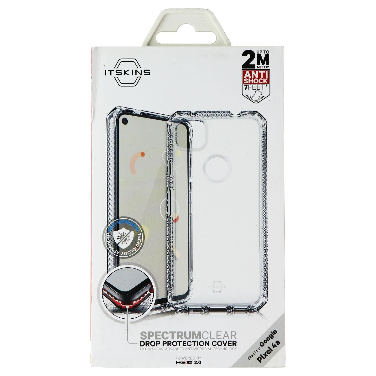 ITSKINS Spectrum Clear Series Case for Google Pixel 4a - Clear Cell Phone - Cases, Covers & Skins ITSKINS - Simple Cell Bulk Wholesale Pricing - USA Seller