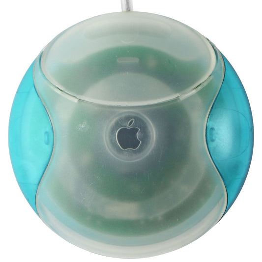 Apple Original M4848 Vintage Blue/Teal iMac Hockey Puck USB Wired Mouse Keyboards/Mice - Mice, Trackballs & Touchpads Apple - Simple Cell Bulk Wholesale Pricing - USA Seller