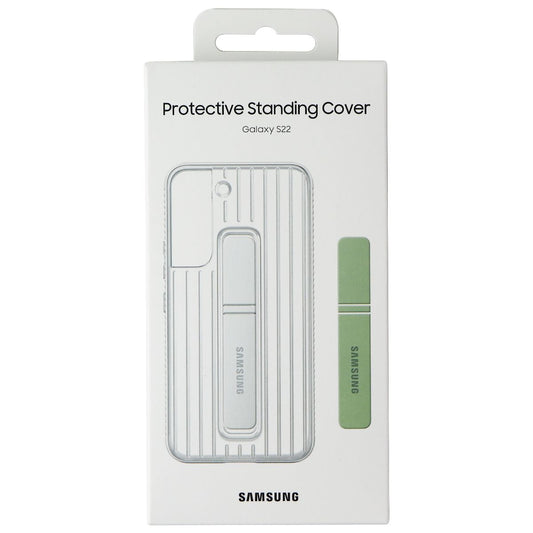 Samsung Protective Standing Cover for Samsung Galaxy S22 Smartphone - White Cell Phone - Cases, Covers & Skins Samsung    - Simple Cell Bulk Wholesale Pricing - USA Seller