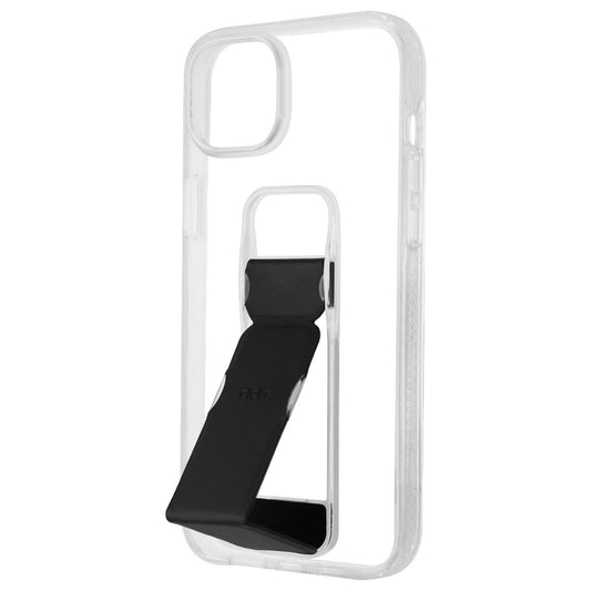 CLCKR Stand & Grip Case for iPhone 14 Plus - Clear/Black Cell Phone - Cases, Covers & Skins Clckr - Simple Cell Bulk Wholesale Pricing - USA Seller