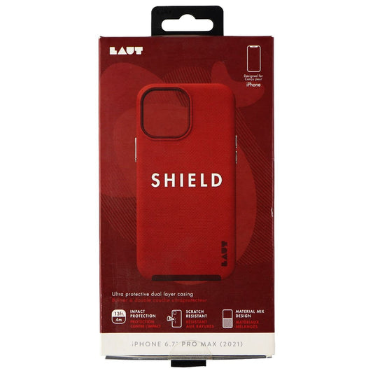 LAUT Shield Series Dual Layer Case for Apple iPhone 13 Pro Max - Red Cell Phone - Cases, Covers & Skins Laut    - Simple Cell Bulk Wholesale Pricing - USA Seller