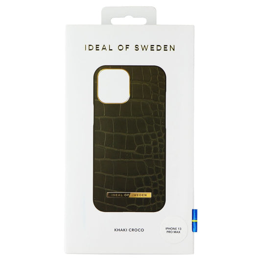 iDeal of Sweden Atelier Case for iPhone 13 Pro Max - Khaki Croco Cell Phone - Cases, Covers & Skins iDeal of Sweden    - Simple Cell Bulk Wholesale Pricing - USA Seller