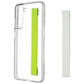 Samsung Slim Strap Cover Case for Galaxy S21 FE (5G) - Clear/White/Neon Yellow Cell Phone - Cases, Covers & Skins Samsung - Simple Cell Bulk Wholesale Pricing - USA Seller
