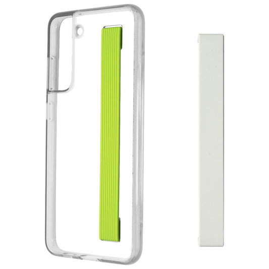 Samsung Slim Strap Cover Case for Galaxy S21 FE (5G) - Clear/White/Neon Yellow Cell Phone - Cases, Covers & Skins Samsung - Simple Cell Bulk Wholesale Pricing - USA Seller