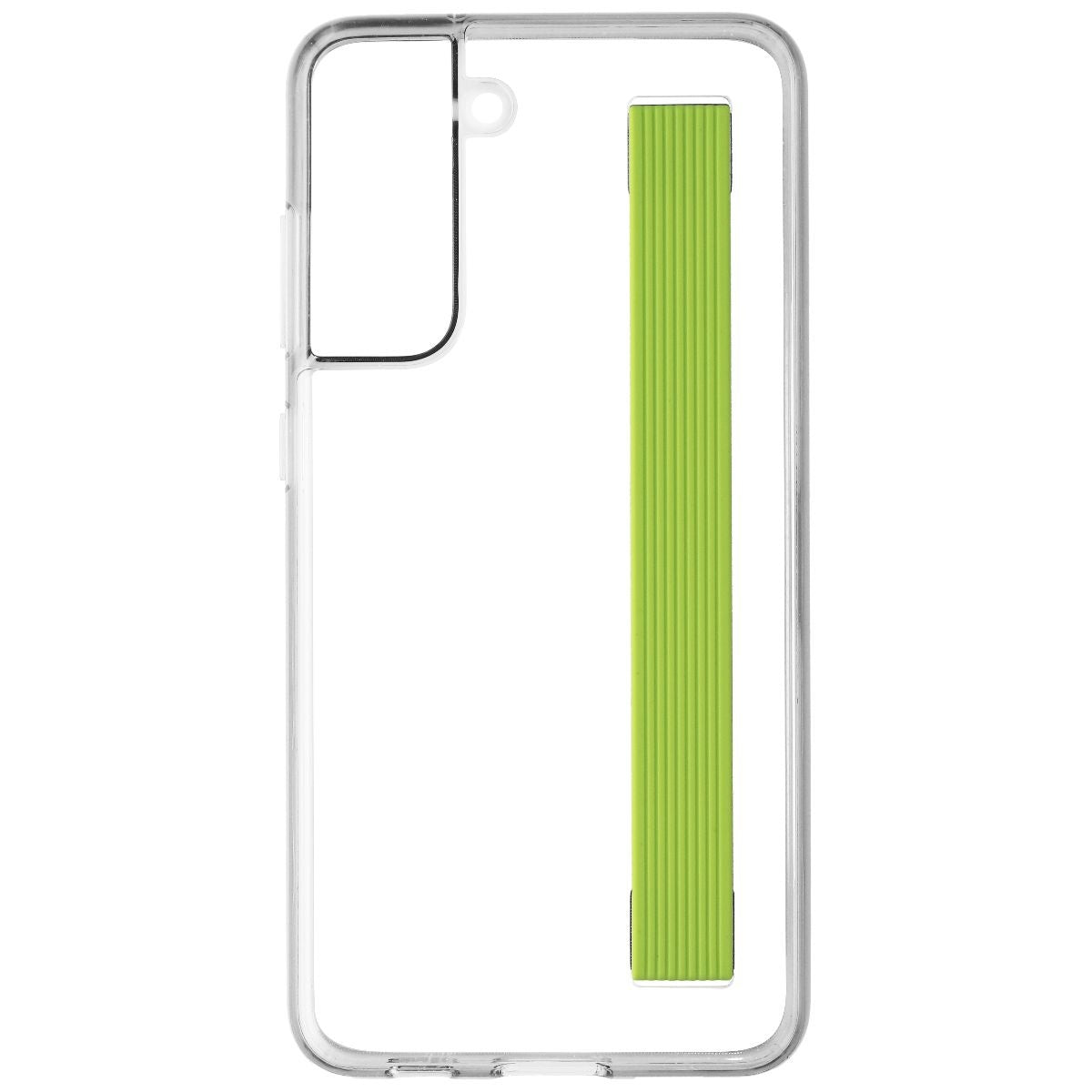 Samsung Slim Strap Cover Case for Galaxy S21 FE (5G) - Clear/White/Neon Yellow Cell Phone - Cases, Covers & Skins Samsung    - Simple Cell Bulk Wholesale Pricing - USA Seller