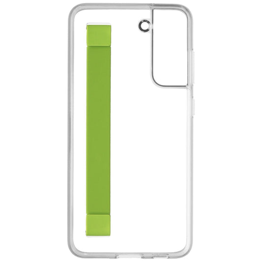Samsung Slim Strap Cover Case for Galaxy S21 FE (5G) - Clear/White/Neon Yellow Cell Phone - Cases, Covers & Skins Samsung - Simple Cell Bulk Wholesale Pricing - USA Seller