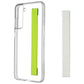 Samsung Slim Strap Cover Case for Galaxy S21 FE (5G) - Clear/White/Neon Yellow Cell Phone - Cases, Covers & Skins Samsung    - Simple Cell Bulk Wholesale Pricing - USA Seller