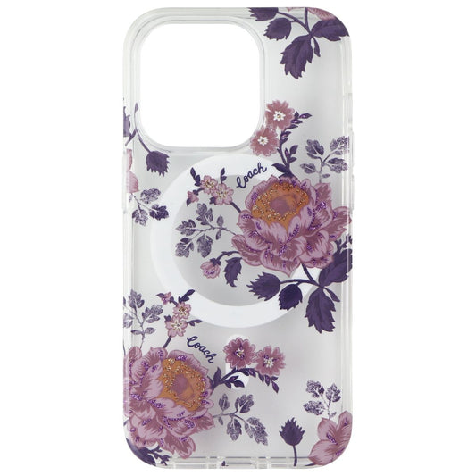 Coach Protective Hardshell Case for MagSafe for iPhone 14 Pro - Moody Floral Cell Phone - Cases, Covers & Skins Coach    - Simple Cell Bulk Wholesale Pricing - USA Seller