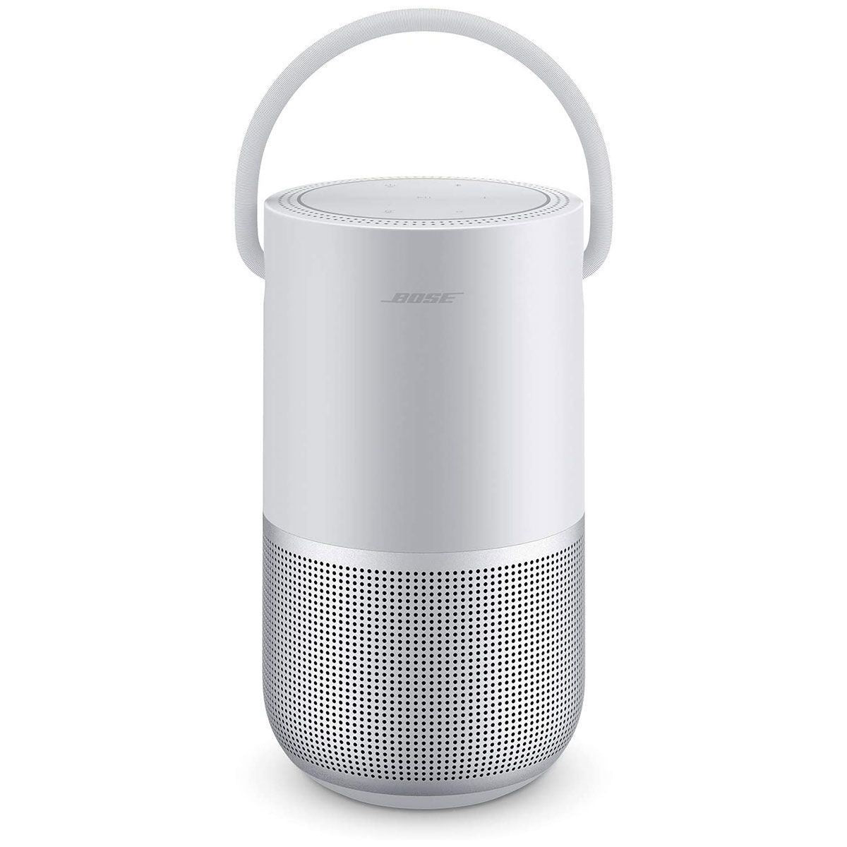 Bose Portable Smart Home Speaker - Silver Luxe (829393-1300) Home Multimedia - Home Speakers & Subwoofers Bose - Simple Cell Bulk Wholesale Pricing - USA Seller