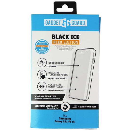 Gadget Guard Black Ice Flex Edition Screen Protector for Samsung Galaxy S21 FE5G Cell Phone - Screen Protectors Gadget Guard    - Simple Cell Bulk Wholesale Pricing - USA Seller