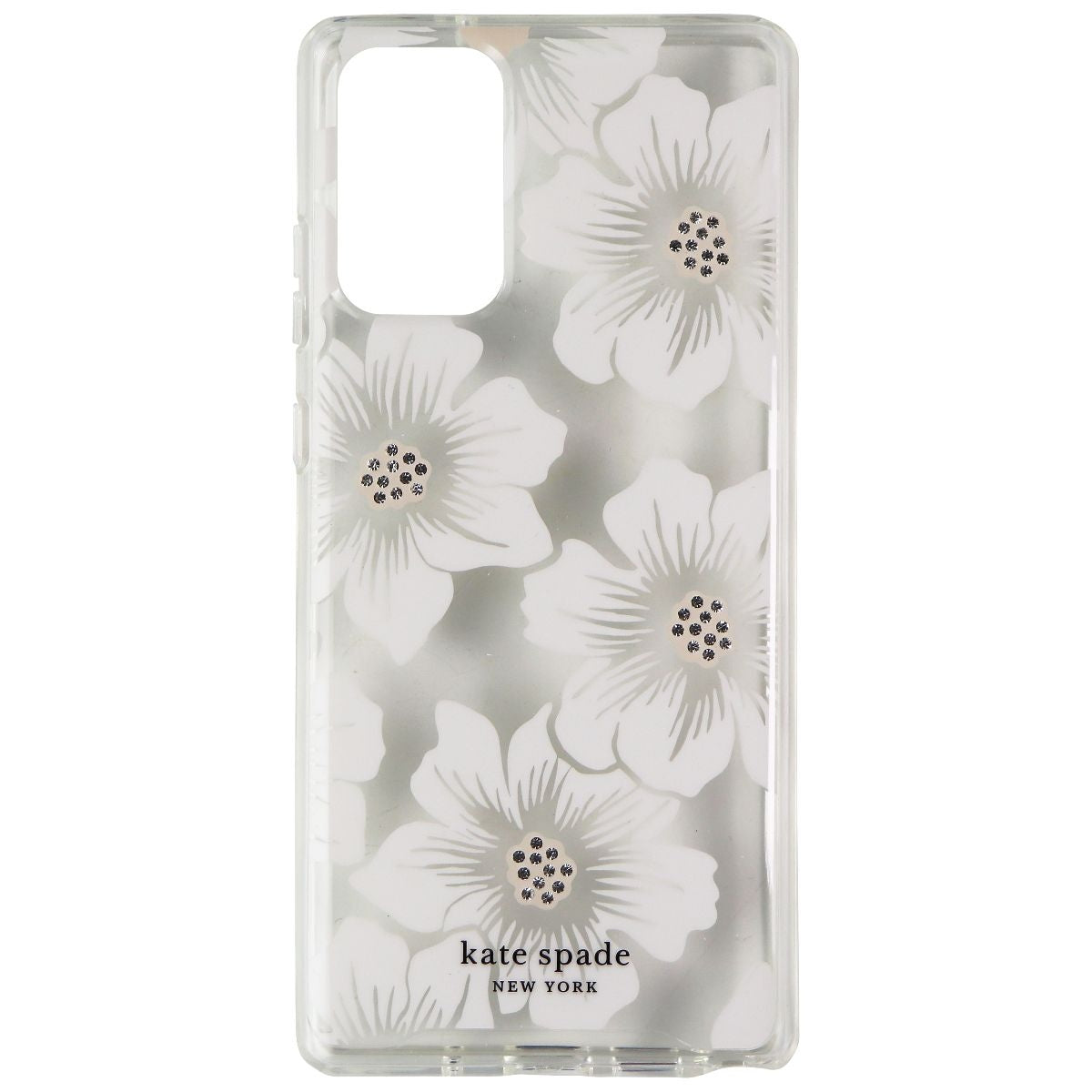 Kate Spade Hard Case for Galaxy Note20 5G - Hollyhock Clear Floral Cell Phone - Cases, Covers & Skins Kate Spade    - Simple Cell Bulk Wholesale Pricing - USA Seller