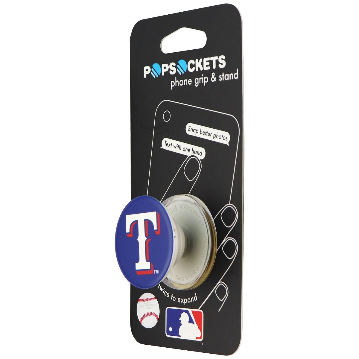PopSockets: Collapsible Grip & Stand for Phones and Tablets - Texas Rangers Cell Phone - Mounts & Holders PopSockets - Simple Cell Bulk Wholesale Pricing - USA Seller