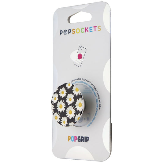 PopSockets: PopGrip Stand and Grip with a Swappable Top - Daisies / White Cell Phone - Mounts & Holders PopSockets - Simple Cell Bulk Wholesale Pricing - USA Seller