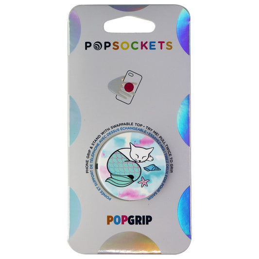 PopSockets PopGrip Expanding Stand and Grip with Swappable Top - Purrmaid Cell Phone - Mounts & Holders PopSockets - Simple Cell Bulk Wholesale Pricing - USA Seller