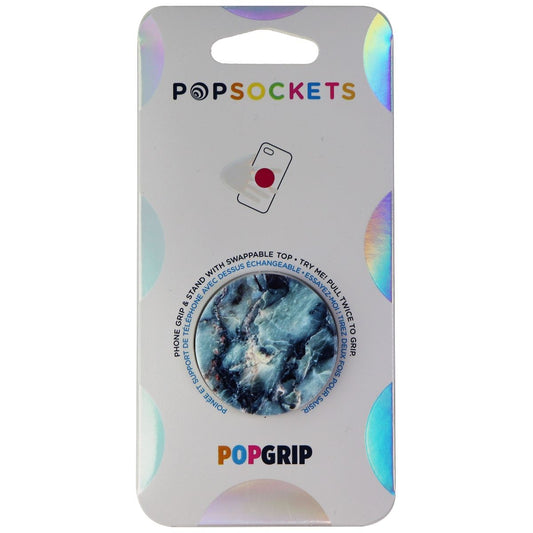 PopSockets: PopGrip with Swappable Top for Phones and Tablets - Blue Marble Cell Phone - Mounts & Holders PopSockets - Simple Cell Bulk Wholesale Pricing - USA Seller