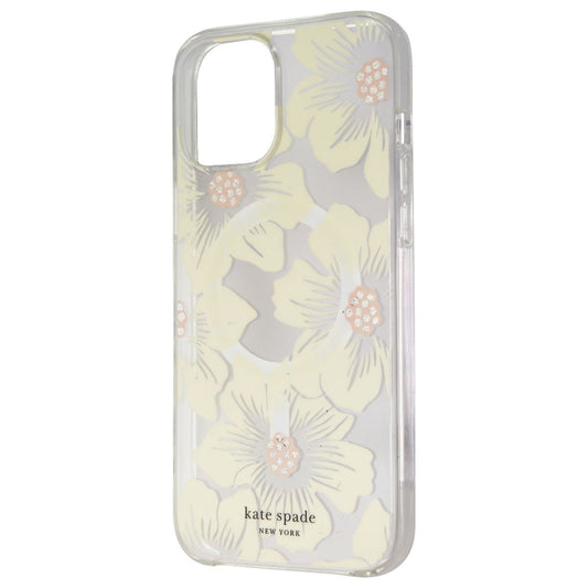 Kate Spade Hardshell Case for MagSafe iPhone12 Pro Max - Hollyhock Floral Clear Cell Phone - Cases, Covers & Skins Kate Spade - Simple Cell Bulk Wholesale Pricing - USA Seller