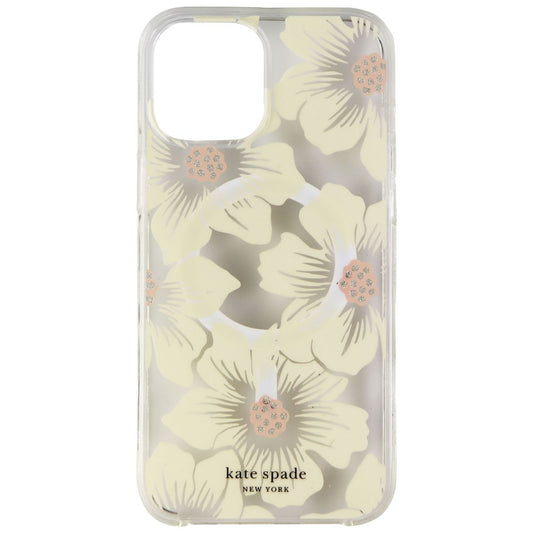 Kate Spade Hardshell Case for MagSafe iPhone12 Pro Max - Hollyhock Floral Clear Cell Phone - Cases, Covers & Skins Kate Spade - Simple Cell Bulk Wholesale Pricing - USA Seller