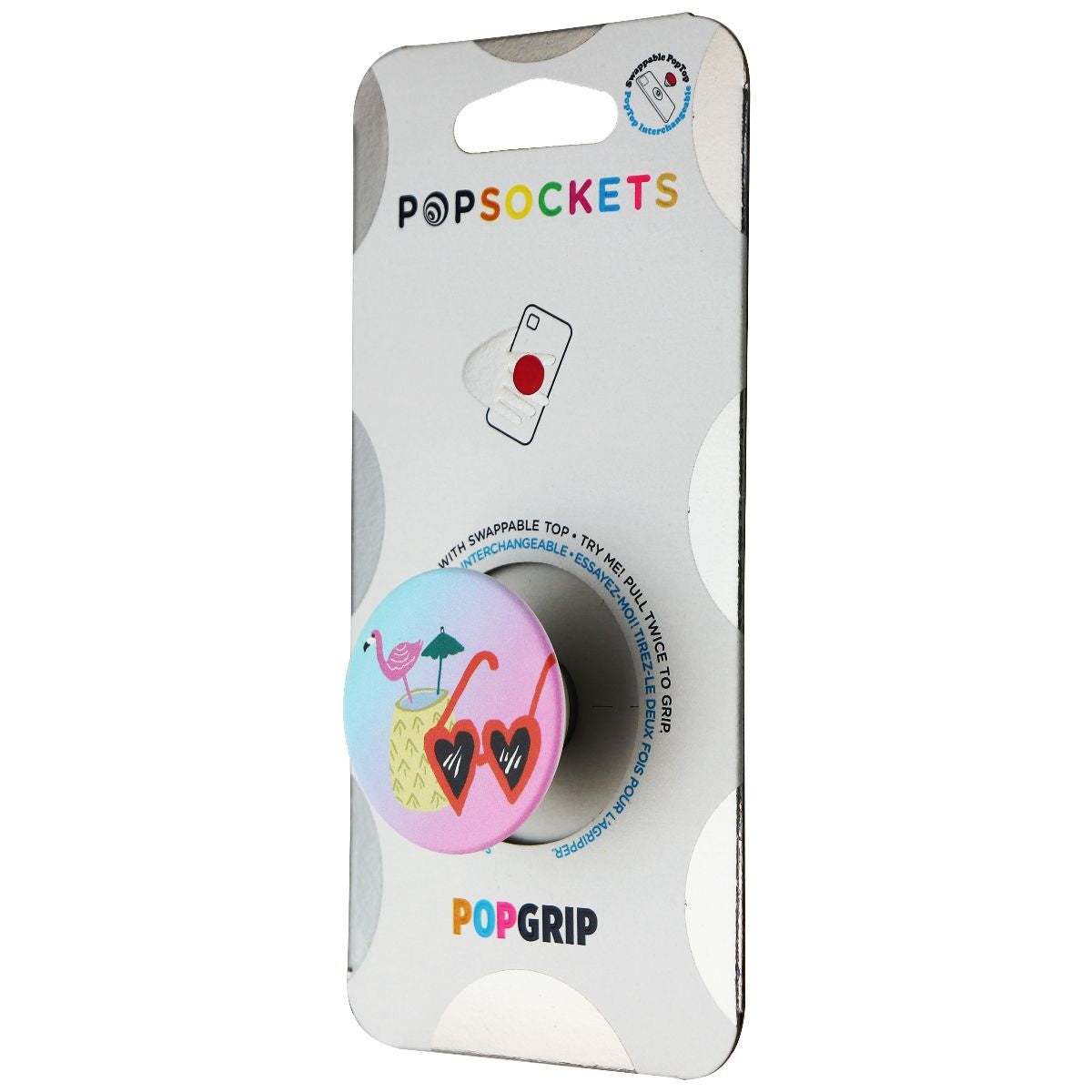 PopSockets PopGrip Expanding Stand and Grip with Swappable Top - Poolside Cell Phone - Mounts & Holders PopSockets - Simple Cell Bulk Wholesale Pricing - USA Seller