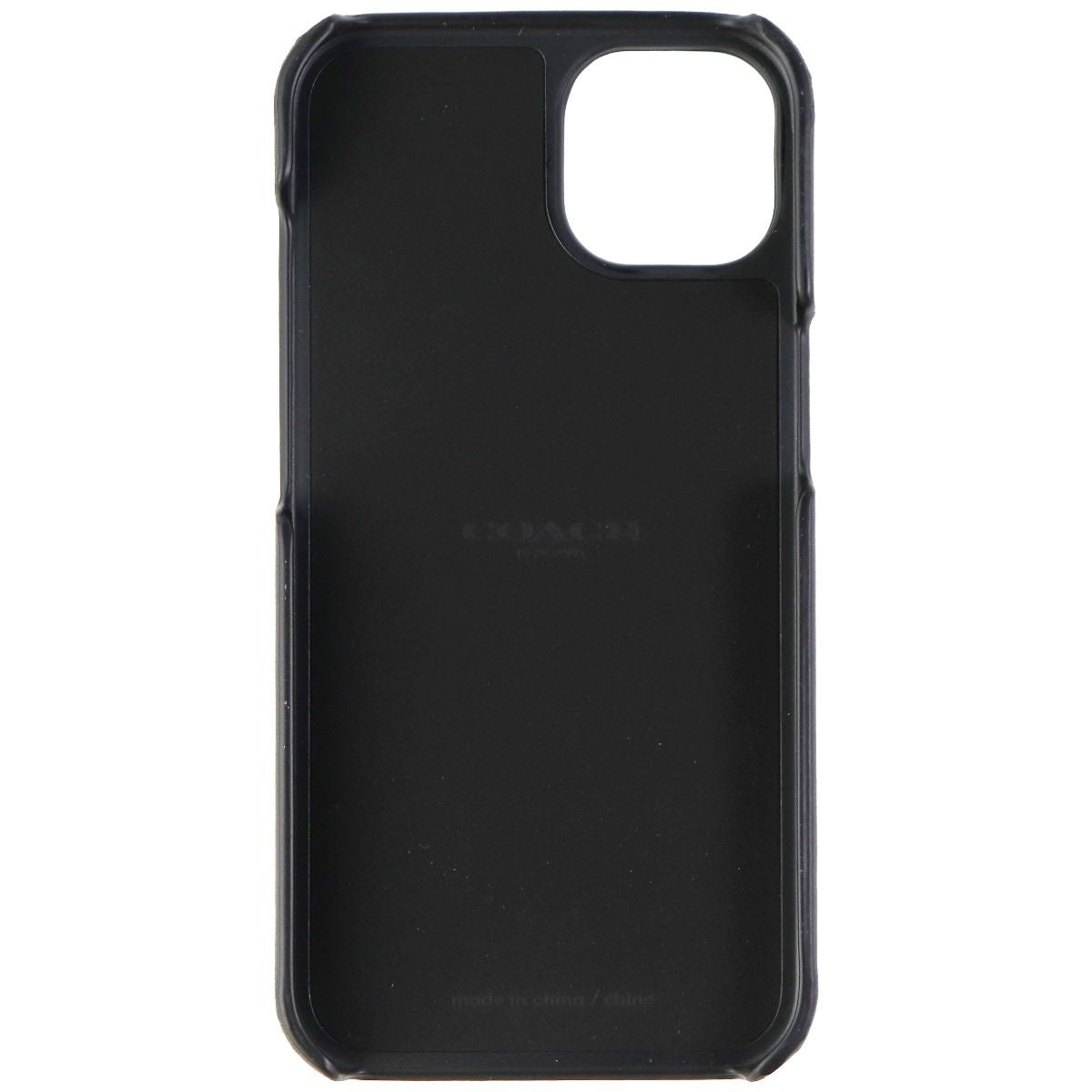 Coach Leather Slim Wrap Case for Apple iPhone 13 / 14 - Black Cell Phone - Cases, Covers & Skins Coach    - Simple Cell Bulk Wholesale Pricing - USA Seller