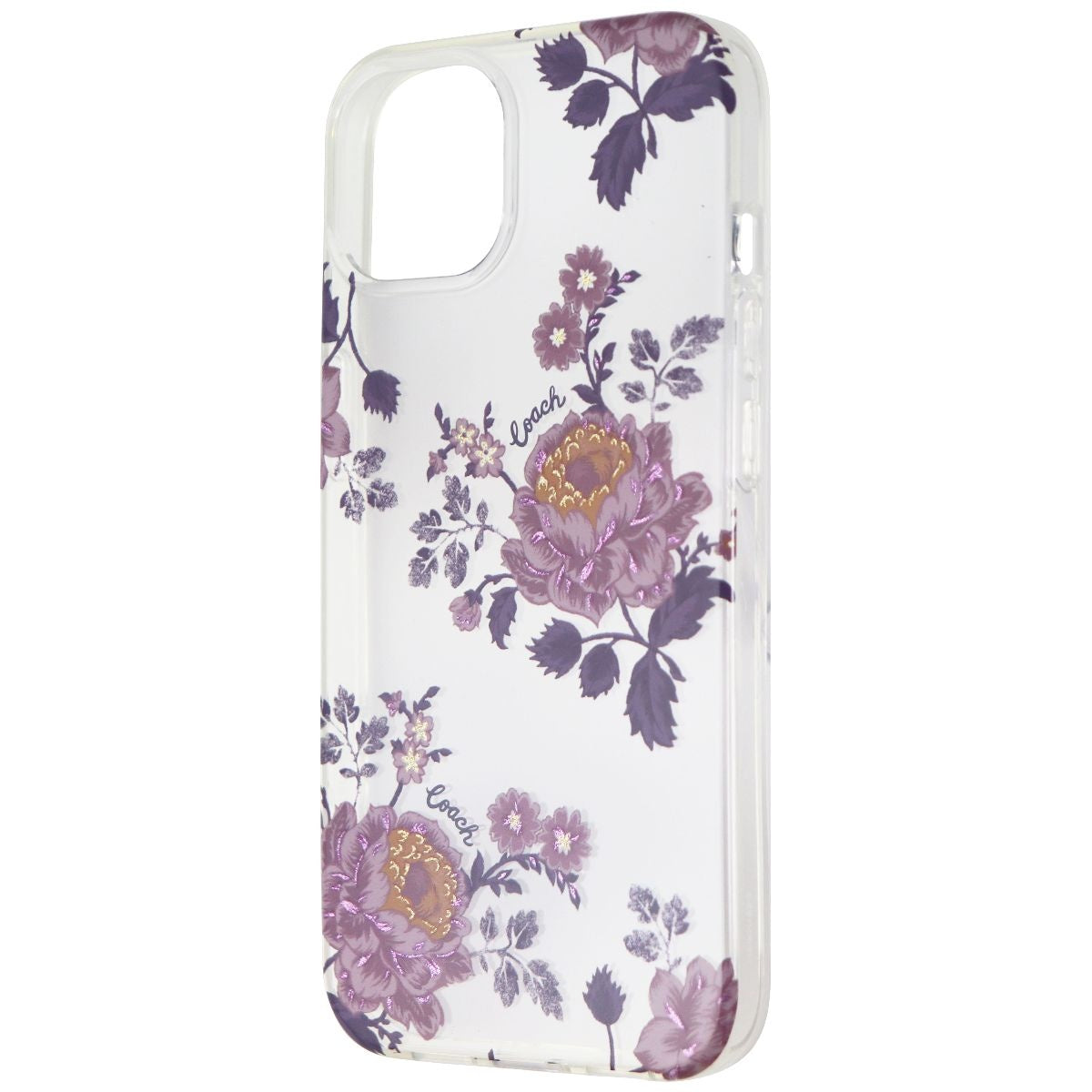 Coach Protective Case for Apple iPhone 13 / 14 - Moody Floral Clear Cell Phone - Cases, Covers & Skins Coach    - Simple Cell Bulk Wholesale Pricing - USA Seller