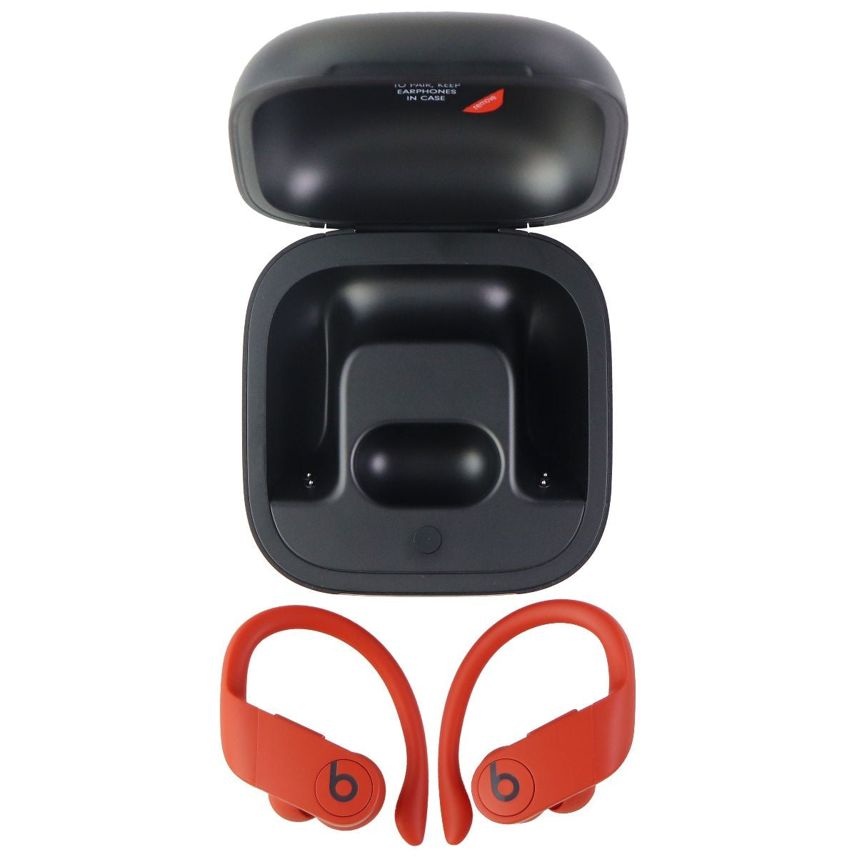 Powerbeats Pro Wireless Bluetooth Earbud Ear-Hook Headphones - Lava Red Portable Audio - Headphones Beats - Simple Cell Bulk Wholesale Pricing - USA Seller
