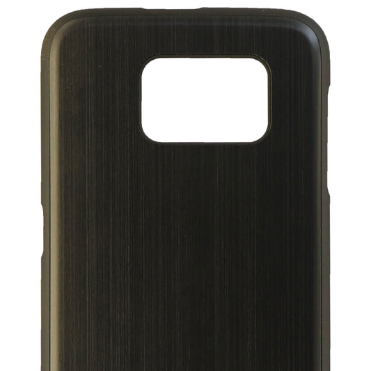 Platinum Brushed Metal Protective Case Cover for Samsung Galaxy S6 - Gunmetal Cell Phone - Cases, Covers & Skins Platinum - Simple Cell Bulk Wholesale Pricing - USA Seller