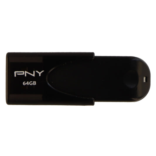 PNY Attaché 4 (64GB) USB 2.0 Flash Drive - Black (‎P-FD64GATT4-GE) Digital Storage - USB Flash Drives PNY - Simple Cell Bulk Wholesale Pricing - USA Seller
