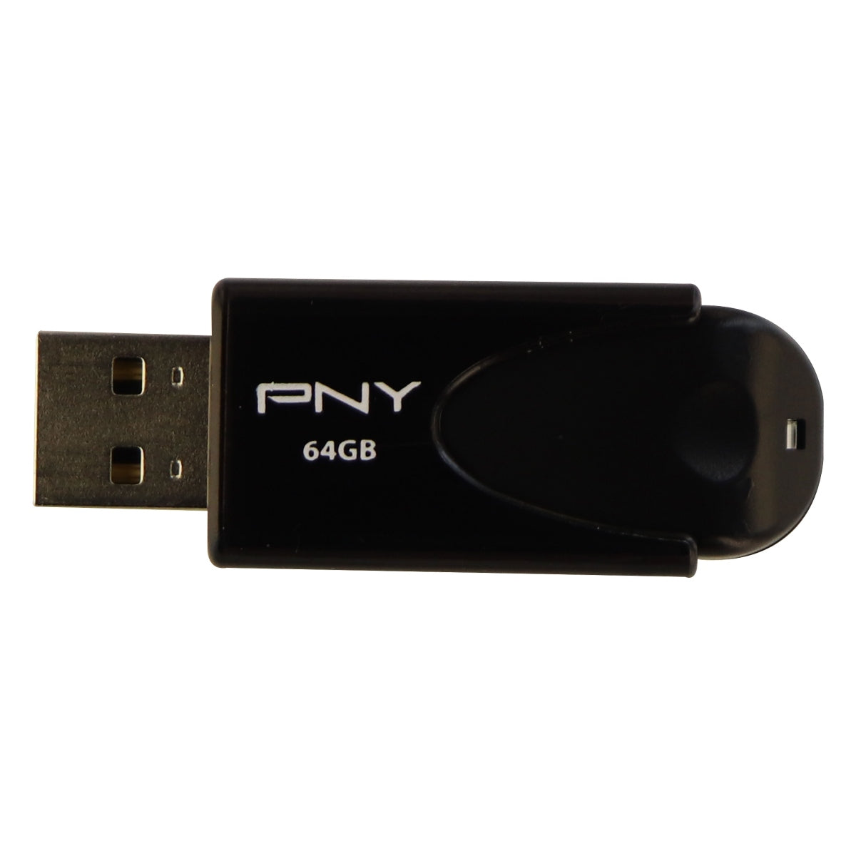PNY Attach 4 (64GB) USB 2.0 Flash Drive - Black (P-FD64GATT4-GE) Digital Storage - USB Flash Drives PNY - Simple Cell Bulk Wholesale Pricing - USA Seller