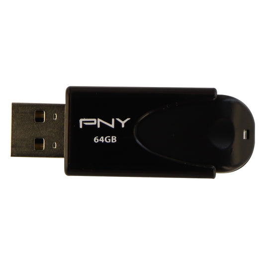 PNY Attaché 4 (64GB) USB 2.0 Flash Drive - Black (‎P-FD64GATT4-GE) Digital Storage - USB Flash Drives PNY - Simple Cell Bulk Wholesale Pricing - USA Seller