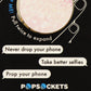 PopSockets: Collapsible Grip & Stand for Phones and Tablets - Pink Galaxy Cell Phone - Accessory Bundles PopSockets - Simple Cell Bulk Wholesale Pricing - USA Seller