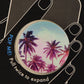 Genuine PopSockets Grip & Stand for Phones and Tablets - White/Palm Trees Cell Phone - Mounts & Holders PopSockets - Simple Cell Bulk Wholesale Pricing - USA Seller