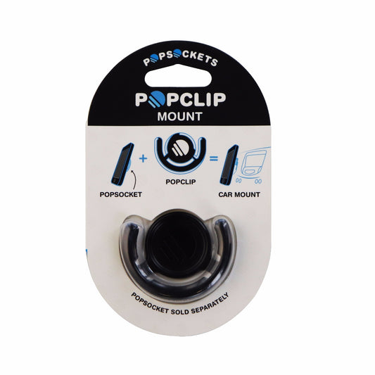 Genuine PopSocket PopClip Stick Anywhere Mount for PopSockets - Black Cell Phone - Mounts & Holders PopSockets - Simple Cell Bulk Wholesale Pricing - USA Seller