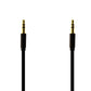 PureGear (UNICBL13046) 4Ft Auxiliary Audio Cable for 3.5mm Headphone Jack-Black Cell Phone - Cables & Adapters PureGear - Simple Cell Bulk Wholesale Pricing - USA Seller