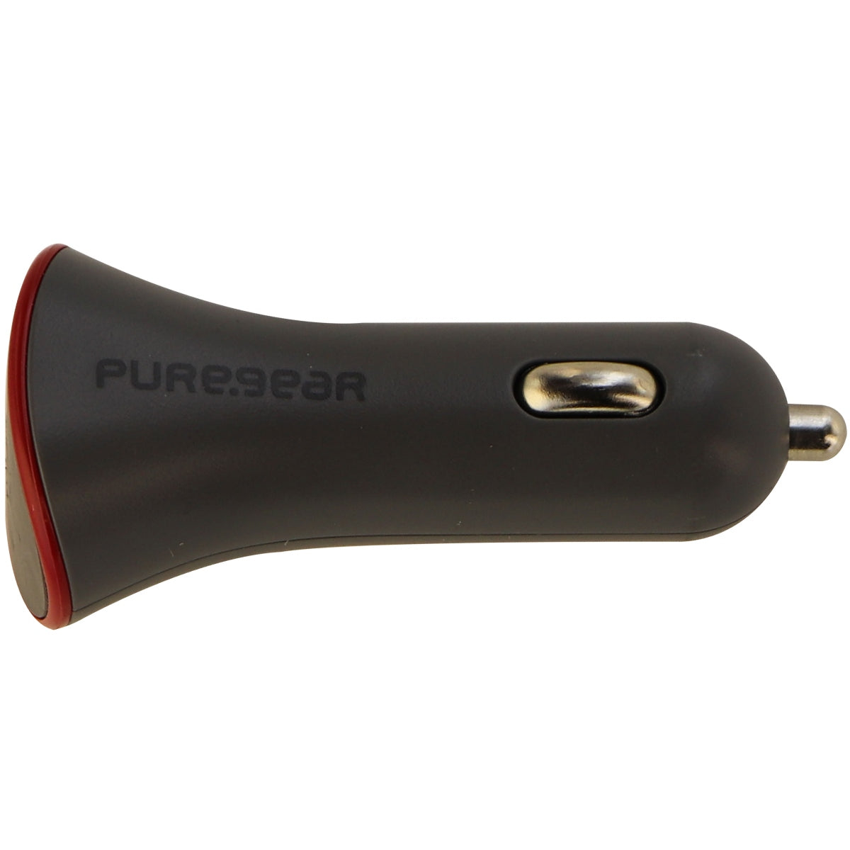 PureGear 35W USB-C Car Charging Adapter for Type C Devices - Gray and Red Cell Phone - Chargers & Cradles PureGear - Simple Cell Bulk Wholesale Pricing - USA Seller