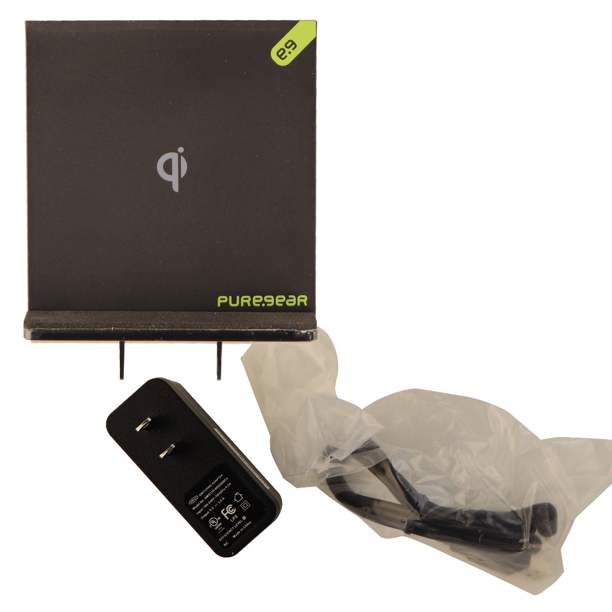 PureGear Wireless Charging Pad Stand for Qi Enabled Devices 61155PG - Black