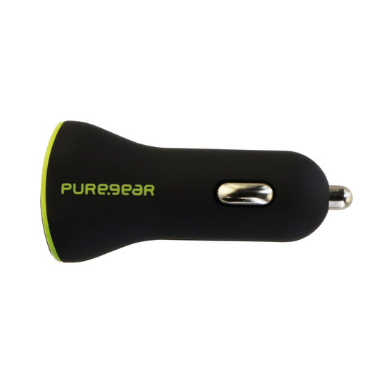 PureGear 12W Extreme USB Car Charger w/ Qualcomm Quick Charge 2.0 - Black/Green Cell Phone - Chargers & Cradles PureGear - Simple Cell Bulk Wholesale Pricing - USA Seller