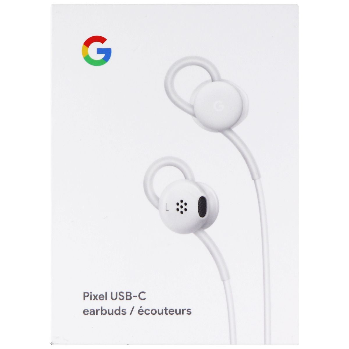 Official Google Pixel USB-C Earbuds with Remote and Microphone - White (G019A) Portable Audio - Headphones Google - Simple Cell Bulk Wholesale Pricing - USA Seller
