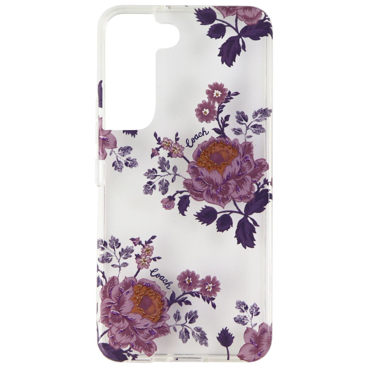 Coach Protective Hard Case for Samsung Galaxy S22 - Moody Floral Cell Phone - Cases, Covers & Skins Coach - Simple Cell Bulk Wholesale Pricing - USA Seller