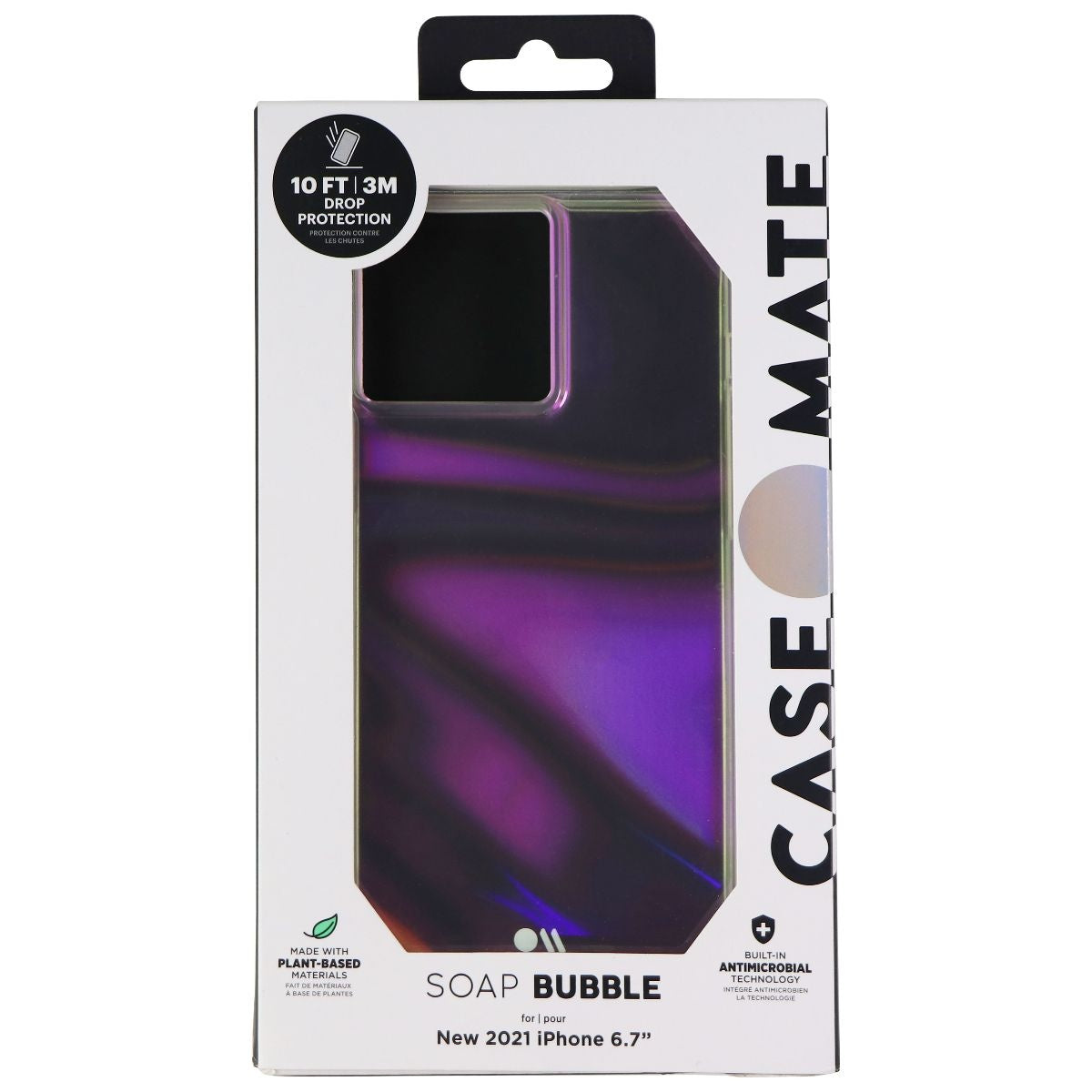 Case-Mate SOAP Bubble Case for iPhone 13 Pro Max - Iridescent Soap Bubble Cell Phone - Cases, Covers & Skins Case-Mate    - Simple Cell Bulk Wholesale Pricing - USA Seller