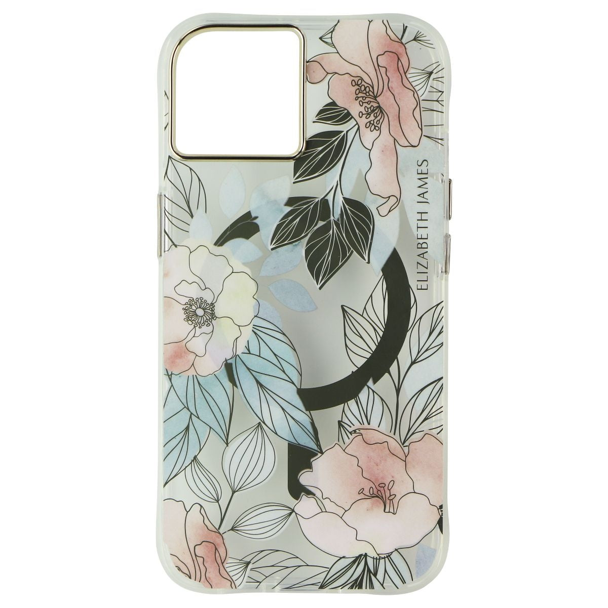 Elizabeth James Case for MagSafe for iPhone 14/13 - Blooms in Bordeaux Cell Phone - Cases, Covers & Skins Elizabeth James - Simple Cell Bulk Wholesale Pricing - USA Seller