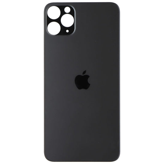 Repair Part - Back Glass Panel for Apple iPhone 11 Pro Max - Black with Logo Cell Phone - Replacement Parts & Tools Unbranded - Simple Cell Bulk Wholesale Pricing - USA Seller