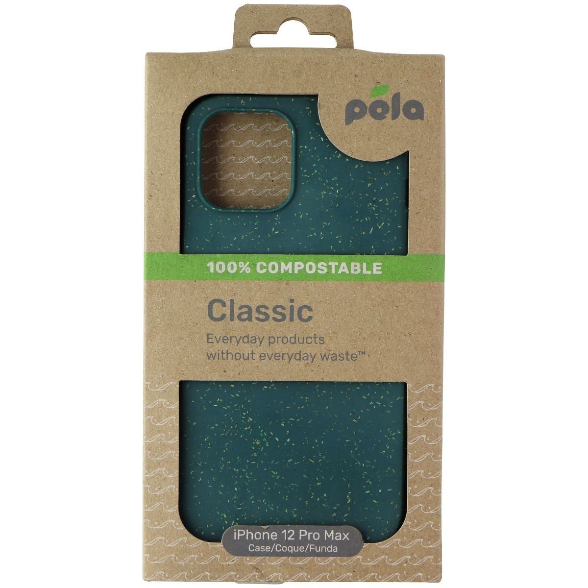 Pela Classic Series Flexible Case for Apple iPhone 12 Pro Max - Green Cell Phone - Cases, Covers & Skins Pela    - Simple Cell Bulk Wholesale Pricing - USA Seller